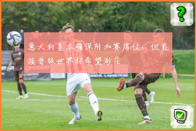 意大利基本确保附加赛席位，但直接晋级世界杯希望渺茫