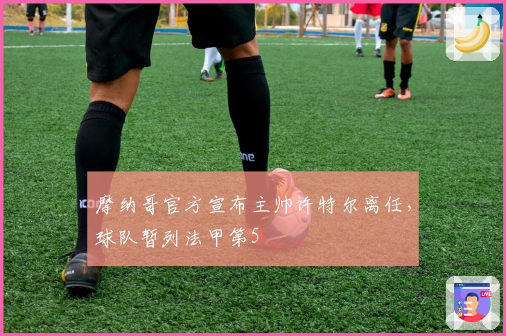 摩纳哥官方宣布主帅许特尔离任,球队暂列法甲第5